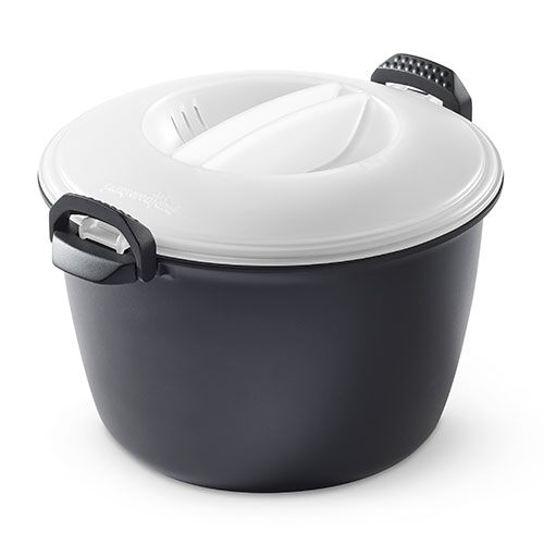 Pampered Chef Large Micro Cooker for Microwave, Black