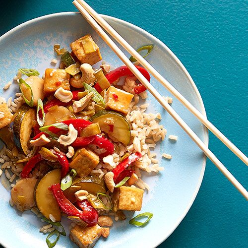 Orange-Ginger Tofu Stir-Fry