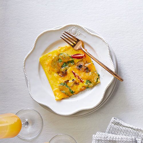 Loaded Vegetable Omelet