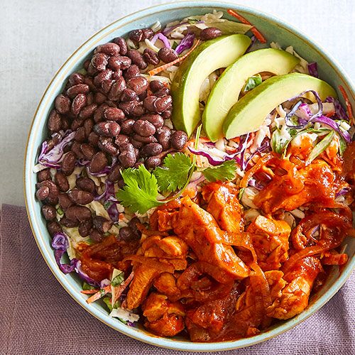 Pressure Cooker BBQ Chicken Bowls