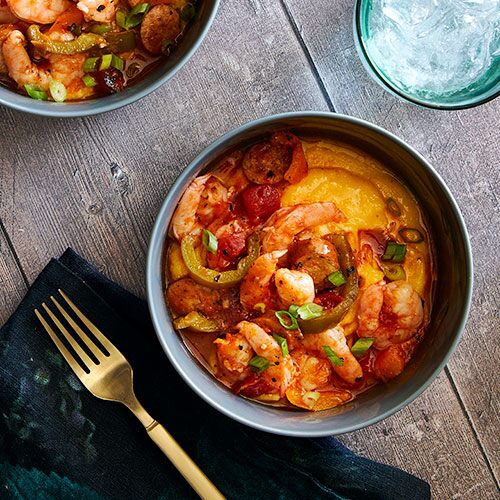 Pressure Cooker Shrimp & Grits