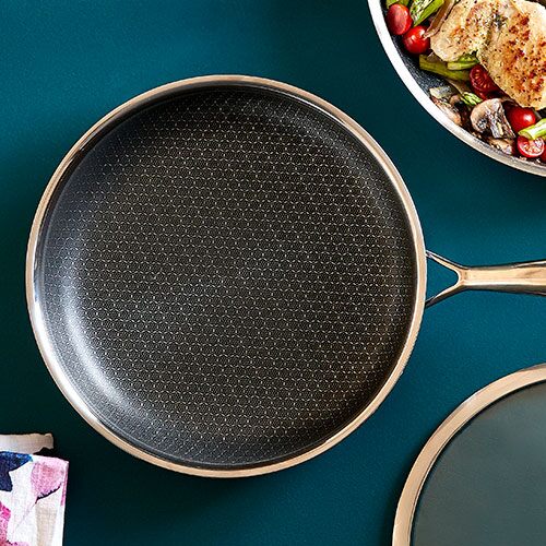 10-Inch Frying Pan Non-Stick Cookware Stainless Steel Scratch