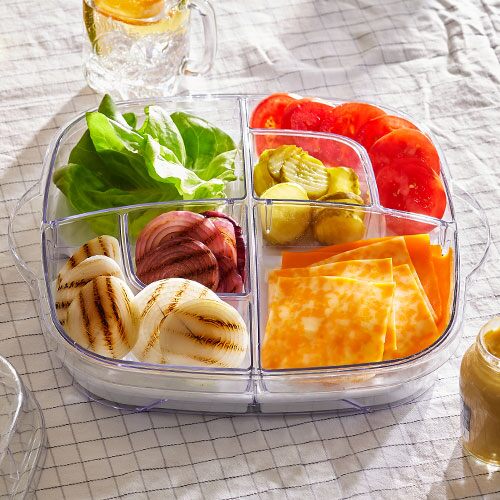 Pampered chef 5 section tray deals