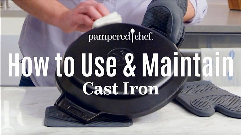 how to use maintain cast iron
