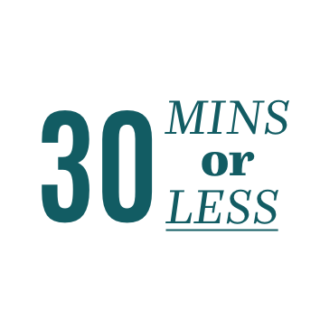 30 mins or less